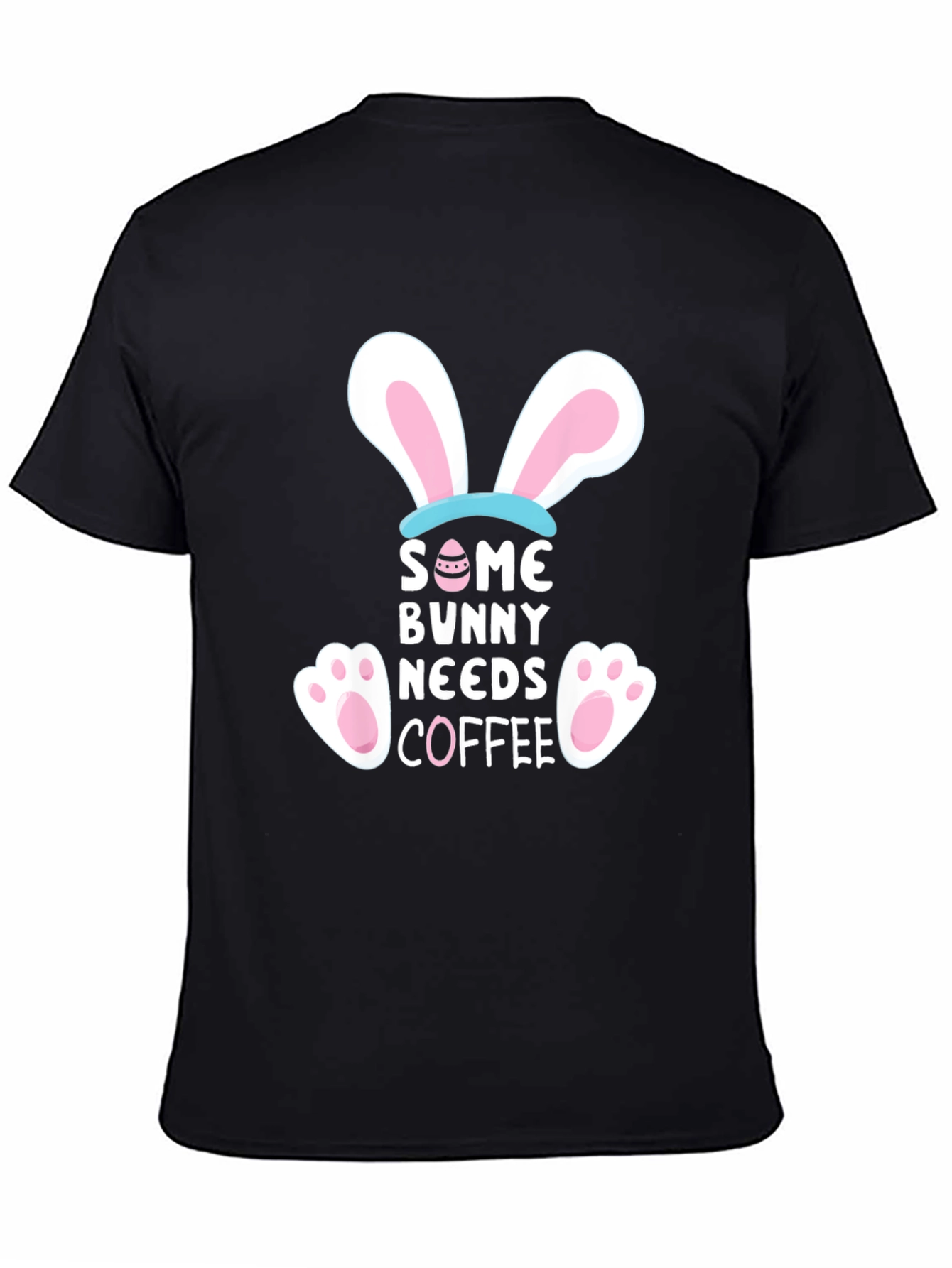 Some Bunny Needs Coffee Graphic T-Shirt - Easter Apparel