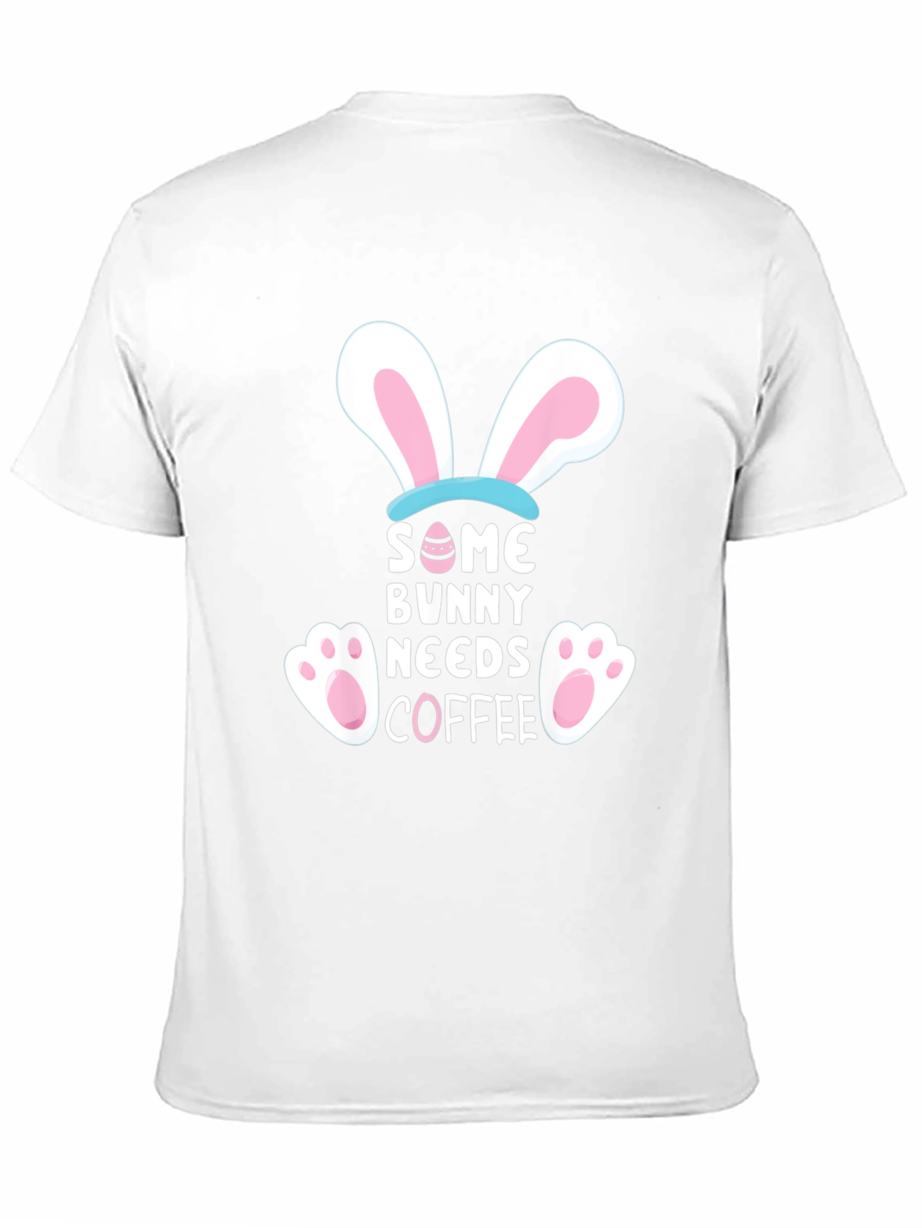 Some Bunny Needs Coffee Graphic T-Shirt - Easter Apparel