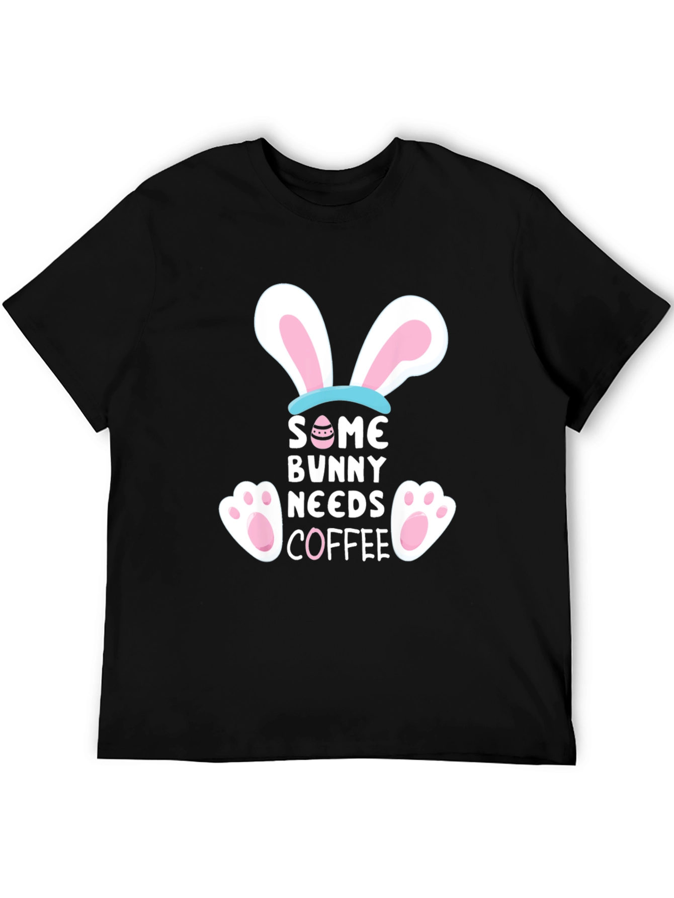 Some Bunny Needs Coffee Graphic T-Shirt - Easter Apparel
