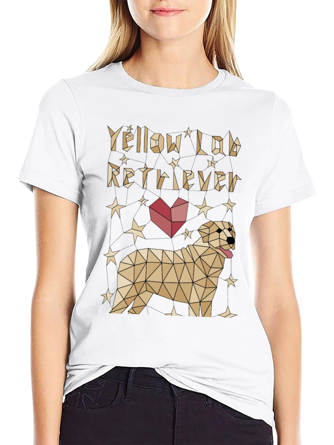Yellow Lab Retriever Graphic T-Shirt