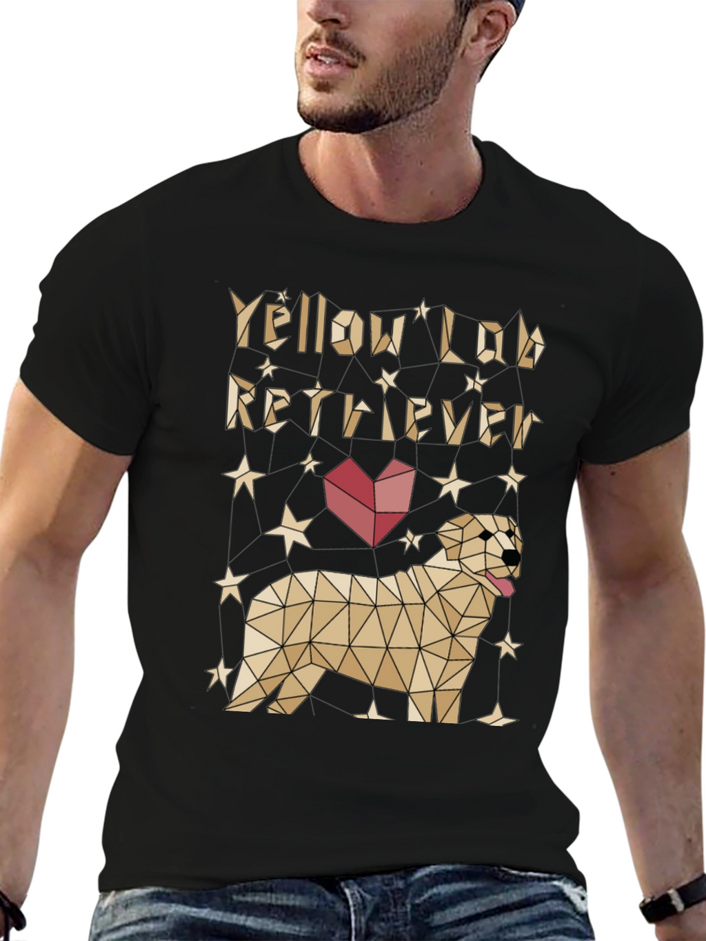 Yellow Lab Retriever Graphic T-Shirt