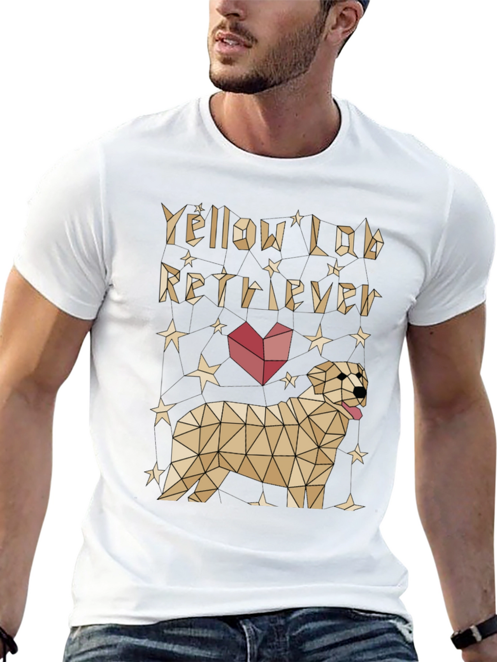 Yellow Lab Retriever Graphic T-Shirt