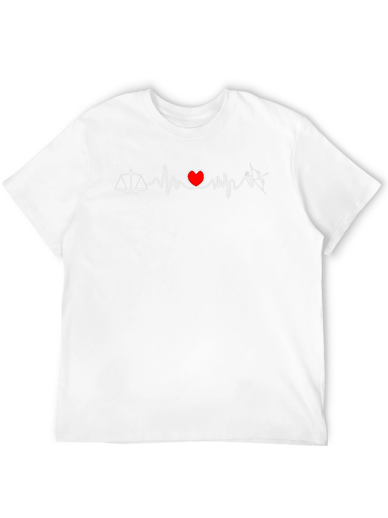 Lawyer Archery Heartbeat T-Shirt - Scales Bow Arrow Tee