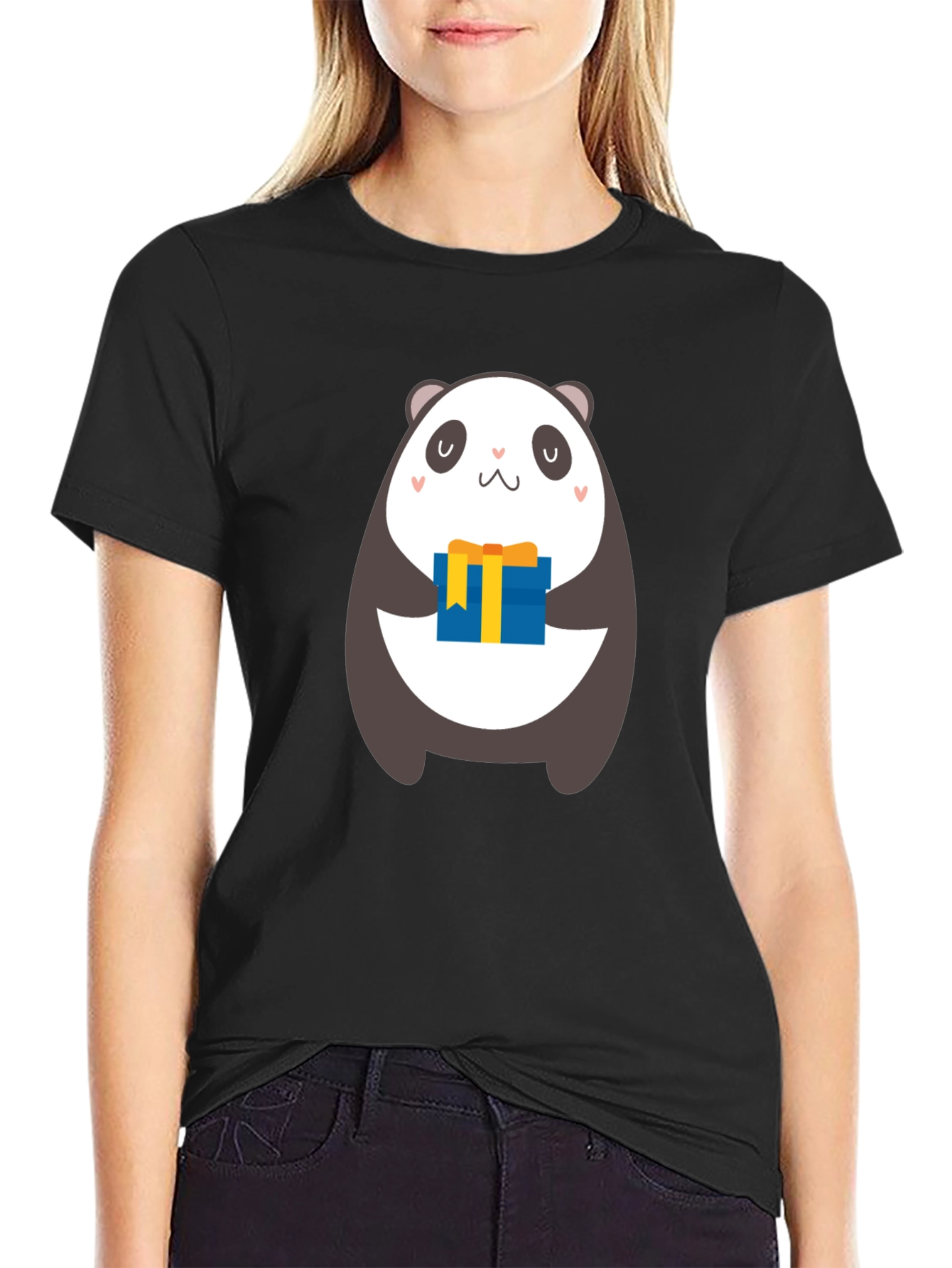 Panda Gift T-Shirt - Cute Cartoon Bear Design