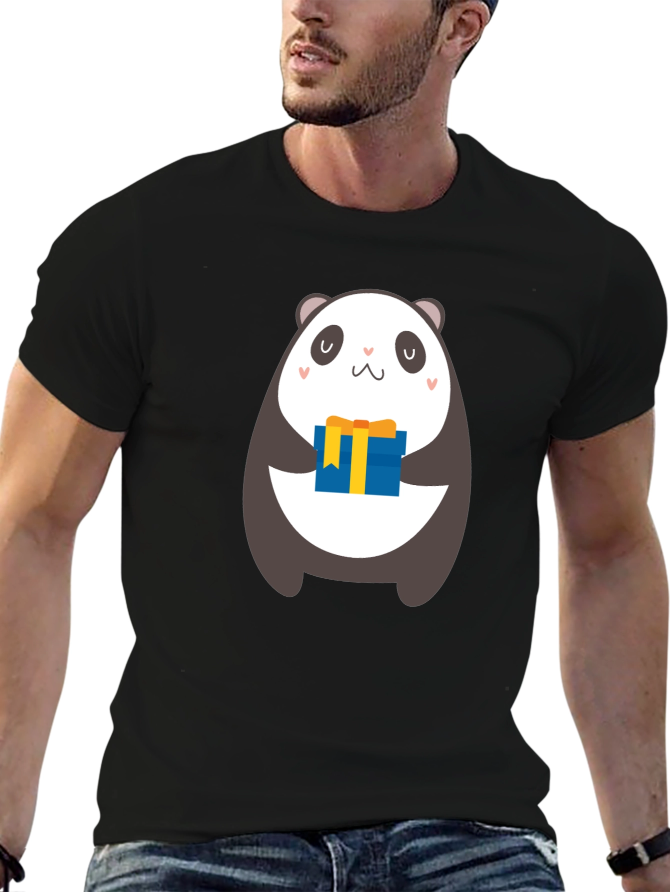 Panda Gift T-Shirt - Cute Cartoon Bear Design