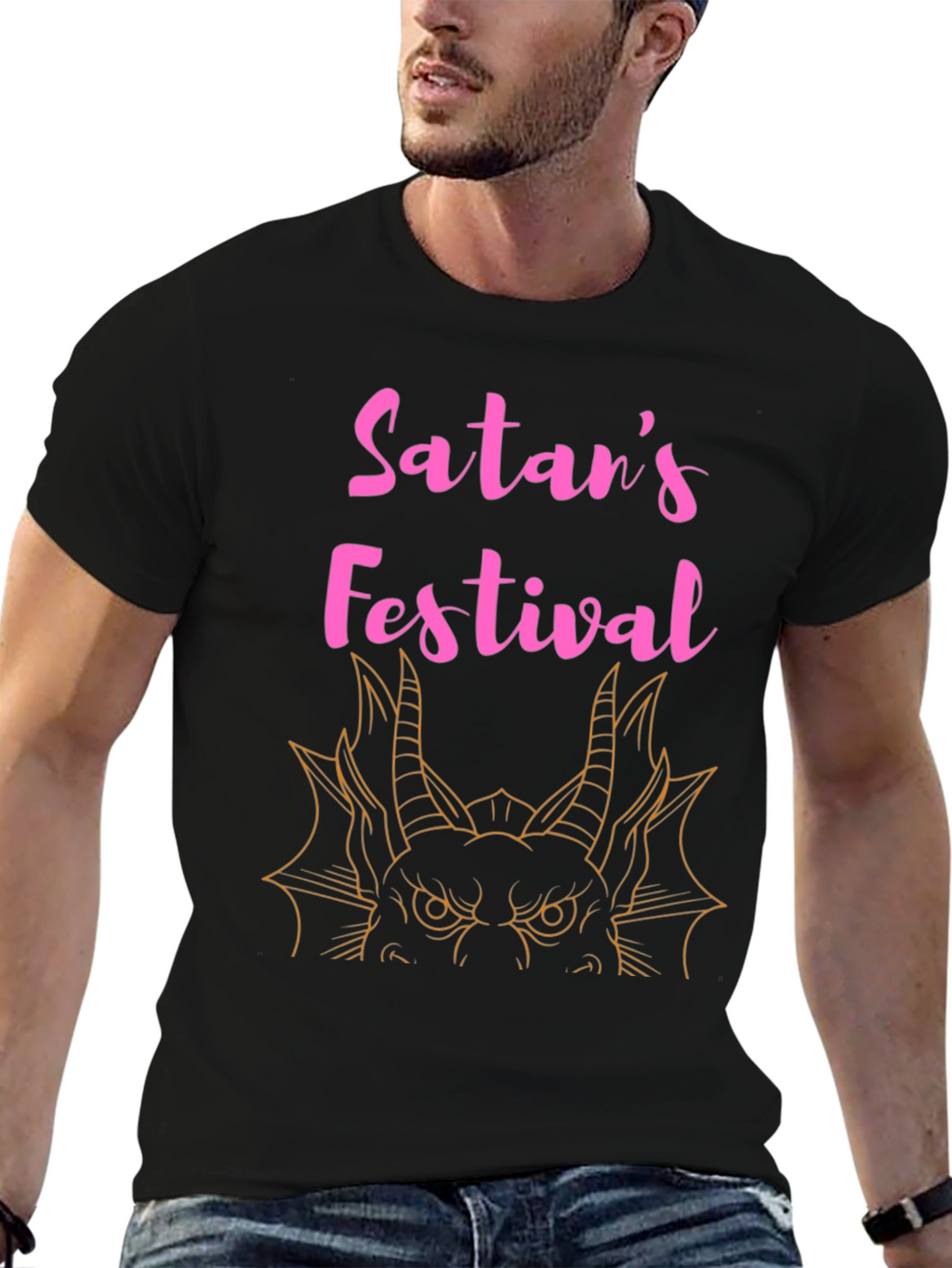 Satans Festival Graphic T-Shirt - Black Tee