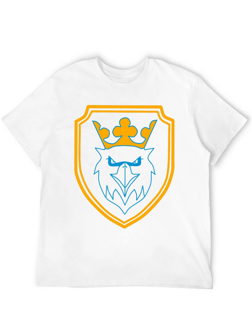 Graphic Tee: Crowned Eagle Shield Black T-Shirt