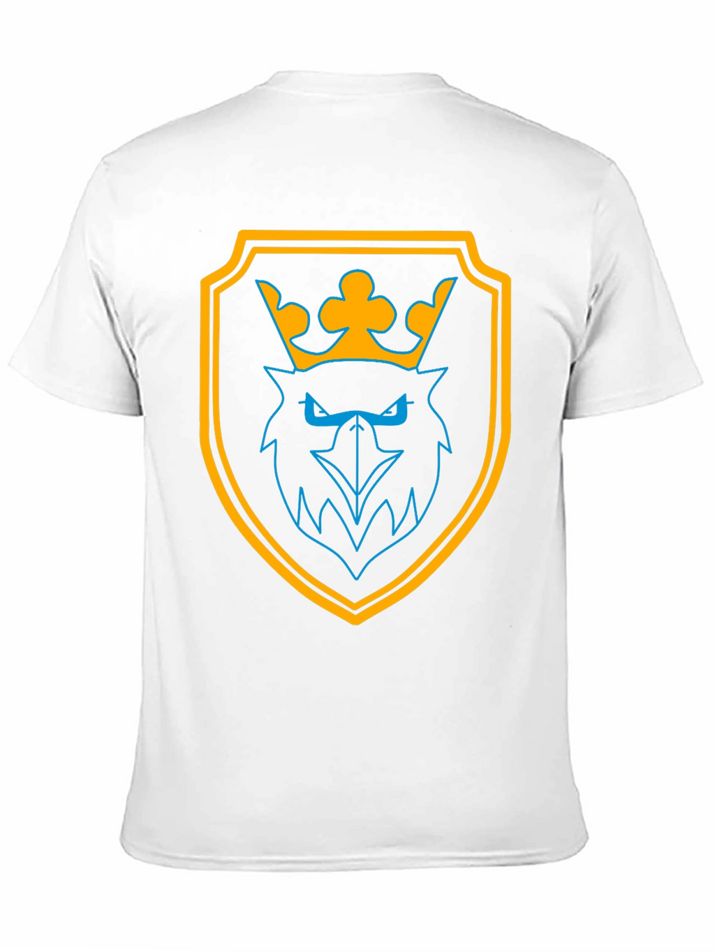 Graphic Tee: Crowned Eagle Shield Black T-Shirt