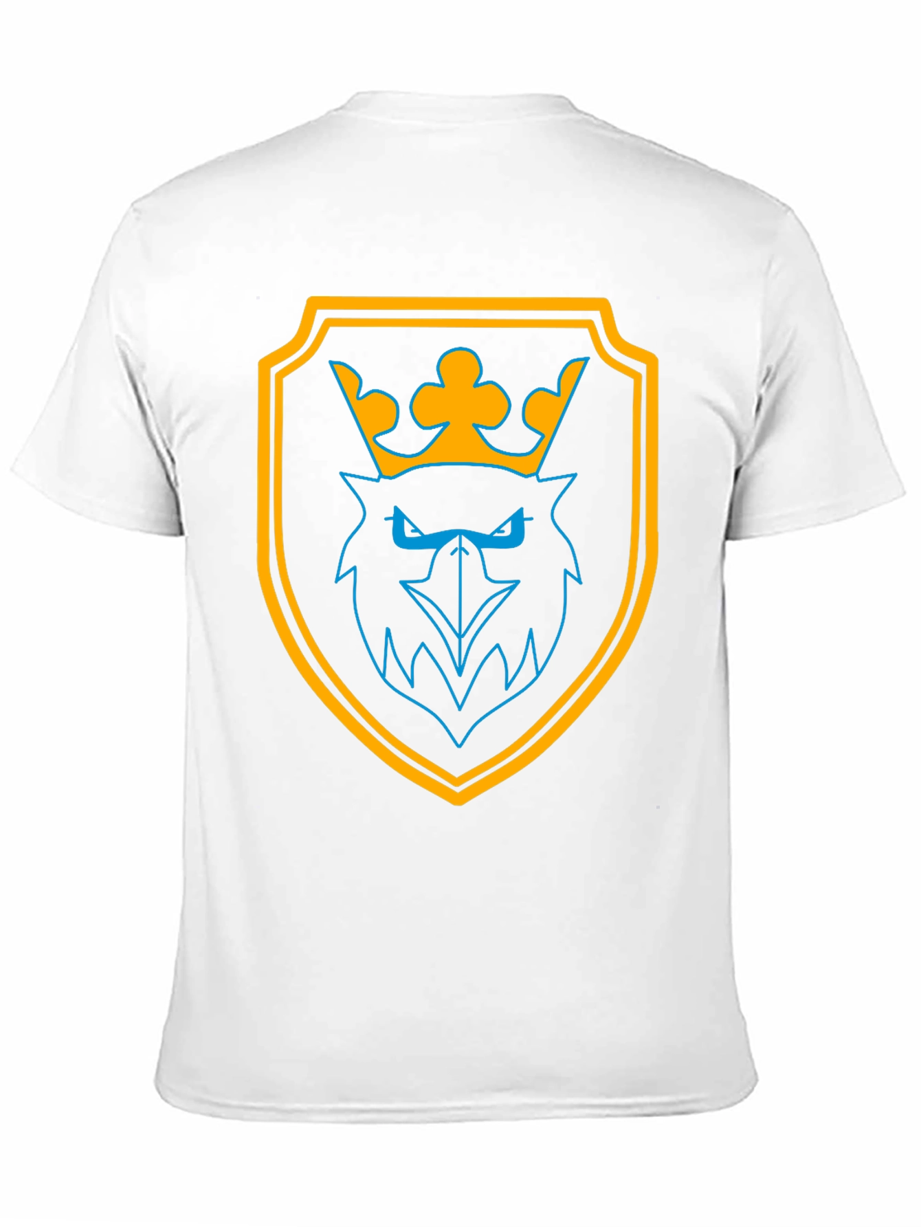 Graphic Tee: Crowned Eagle Shield Black T-Shirt