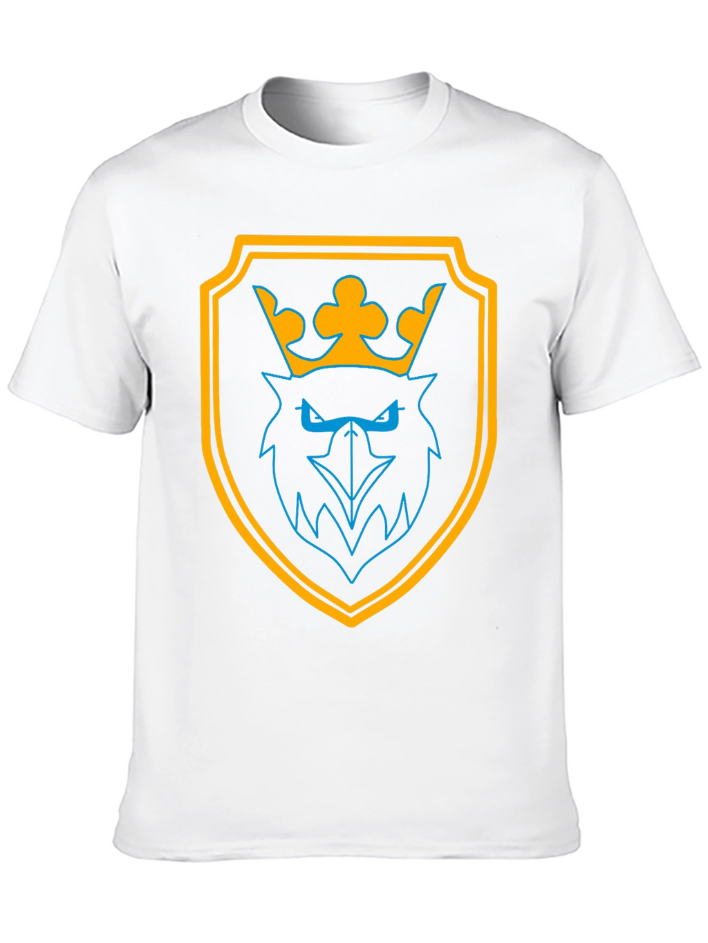 Graphic Tee: Crowned Eagle Shield Black T-Shirt
