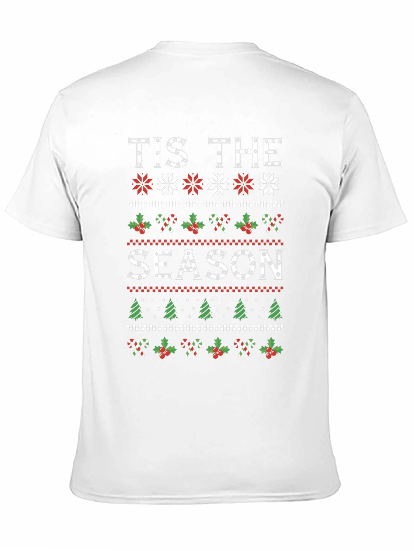 Tis The Season Holiday Graphic Tee Shirt