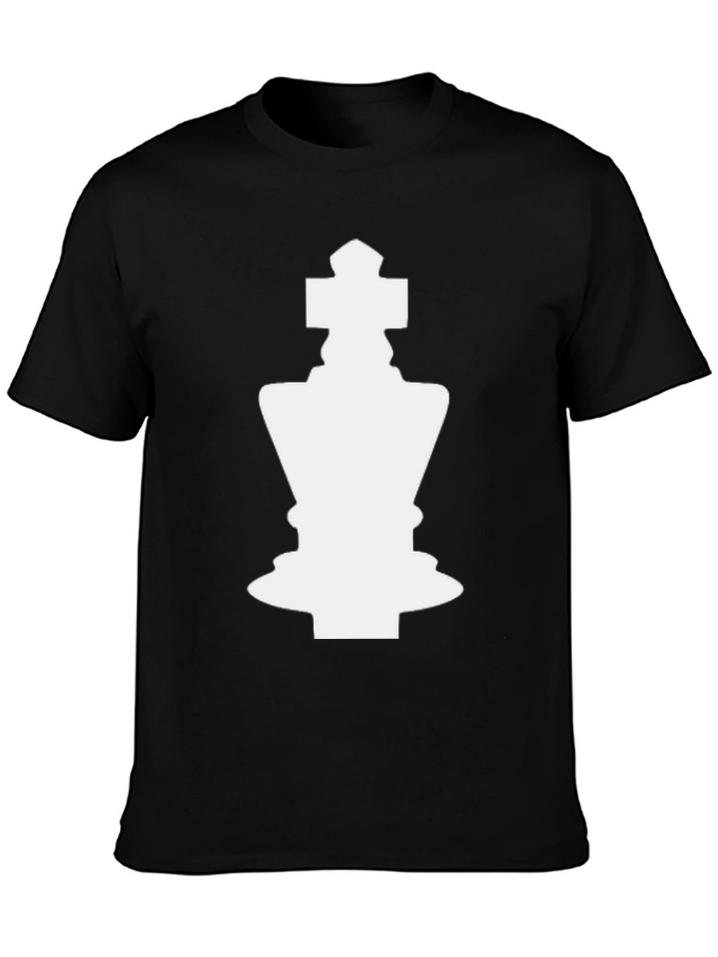 Chess King Graphic Tee - Black Cotton Blend