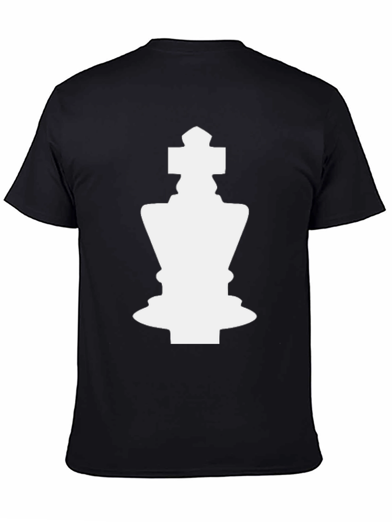 Chess King Graphic Tee - Black Cotton Blend