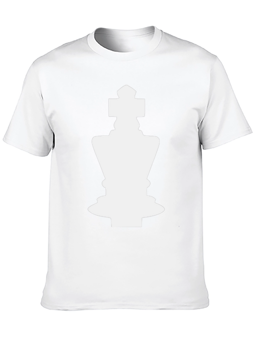 Chess King Graphic Tee - Black Cotton Blend