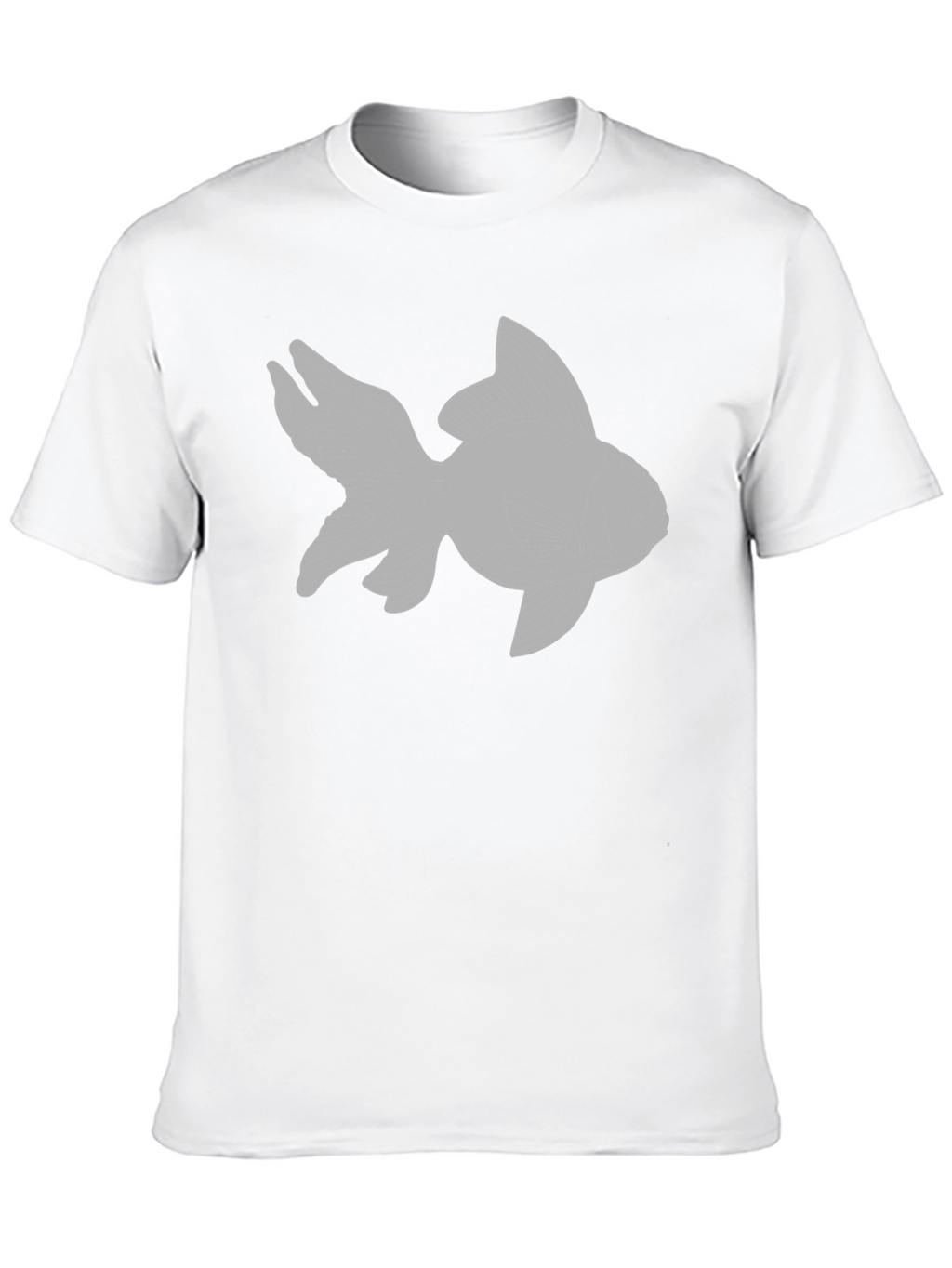 Goldfish Graphic Tee - Black Cotton T-Shirt