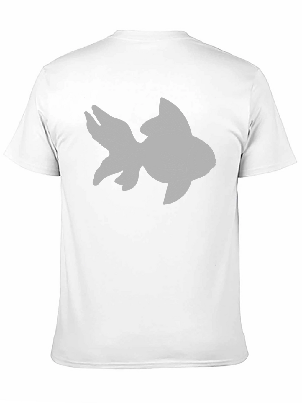 Goldfish Graphic Tee - Black Cotton T-Shirt