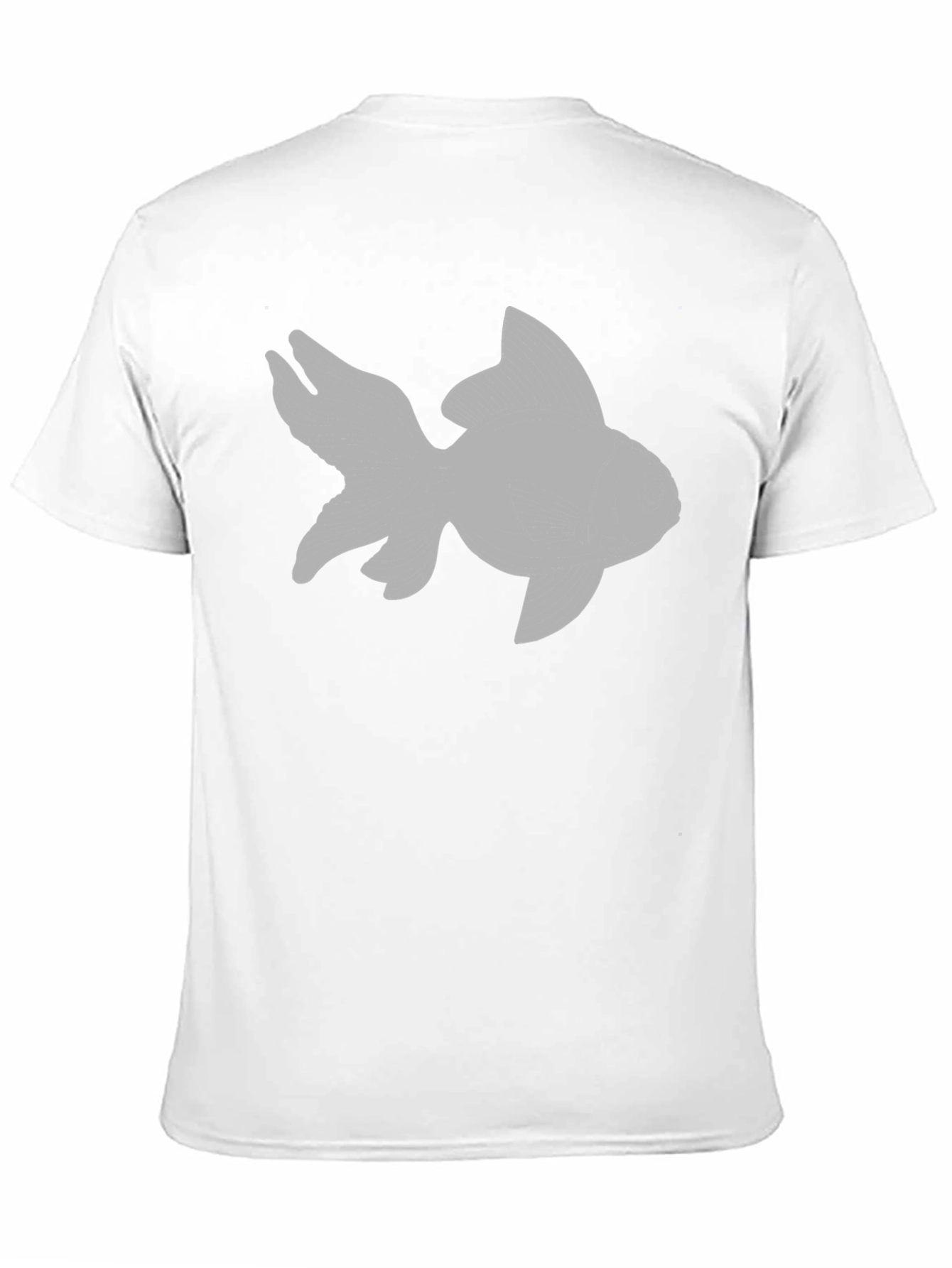 Goldfish Graphic Tee - Black Cotton T-Shirt