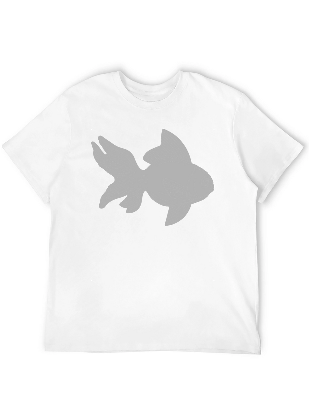 Goldfish Graphic Tee - Black Cotton T-Shirt