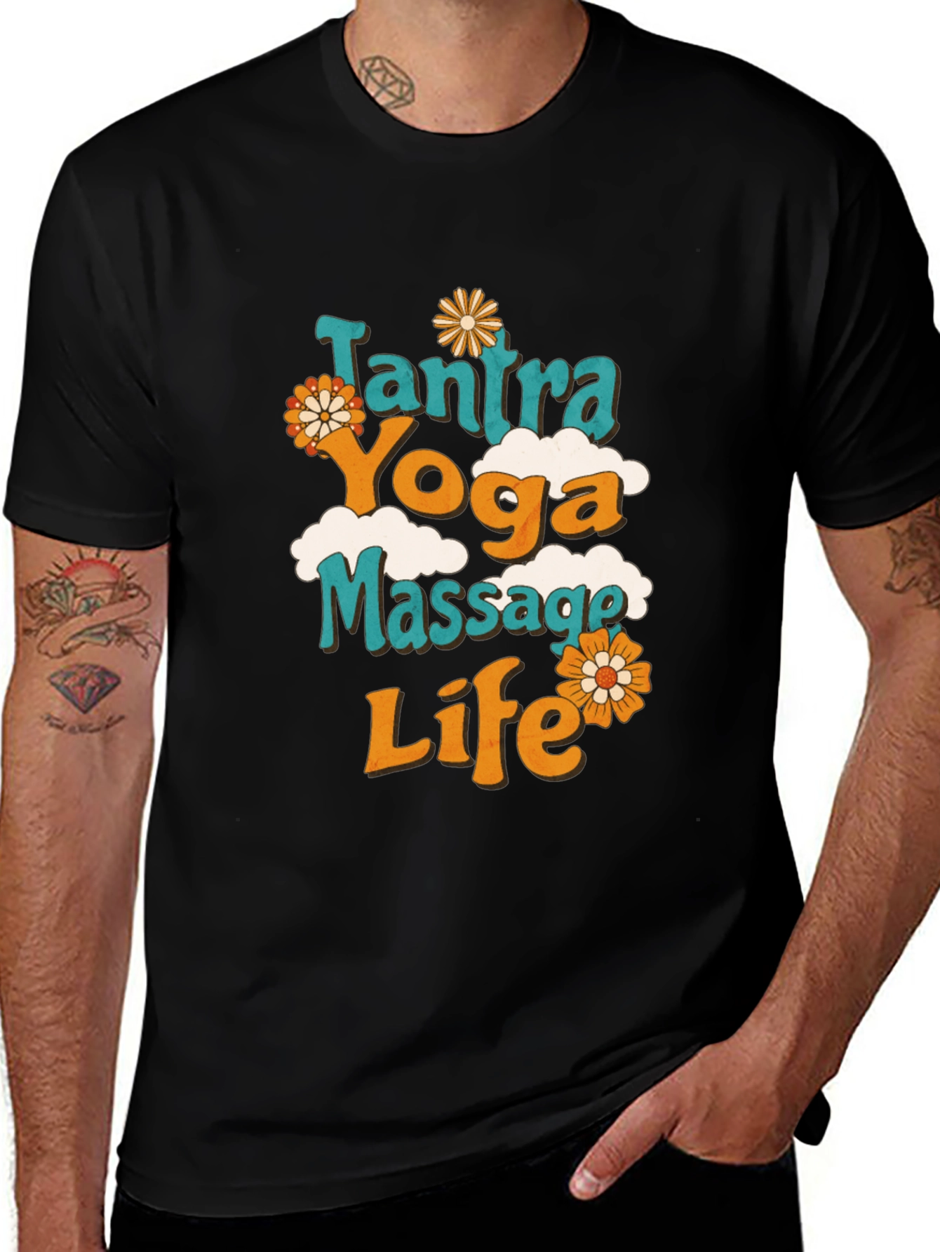 Tantra Yoga Massage Life Graphic Tee
