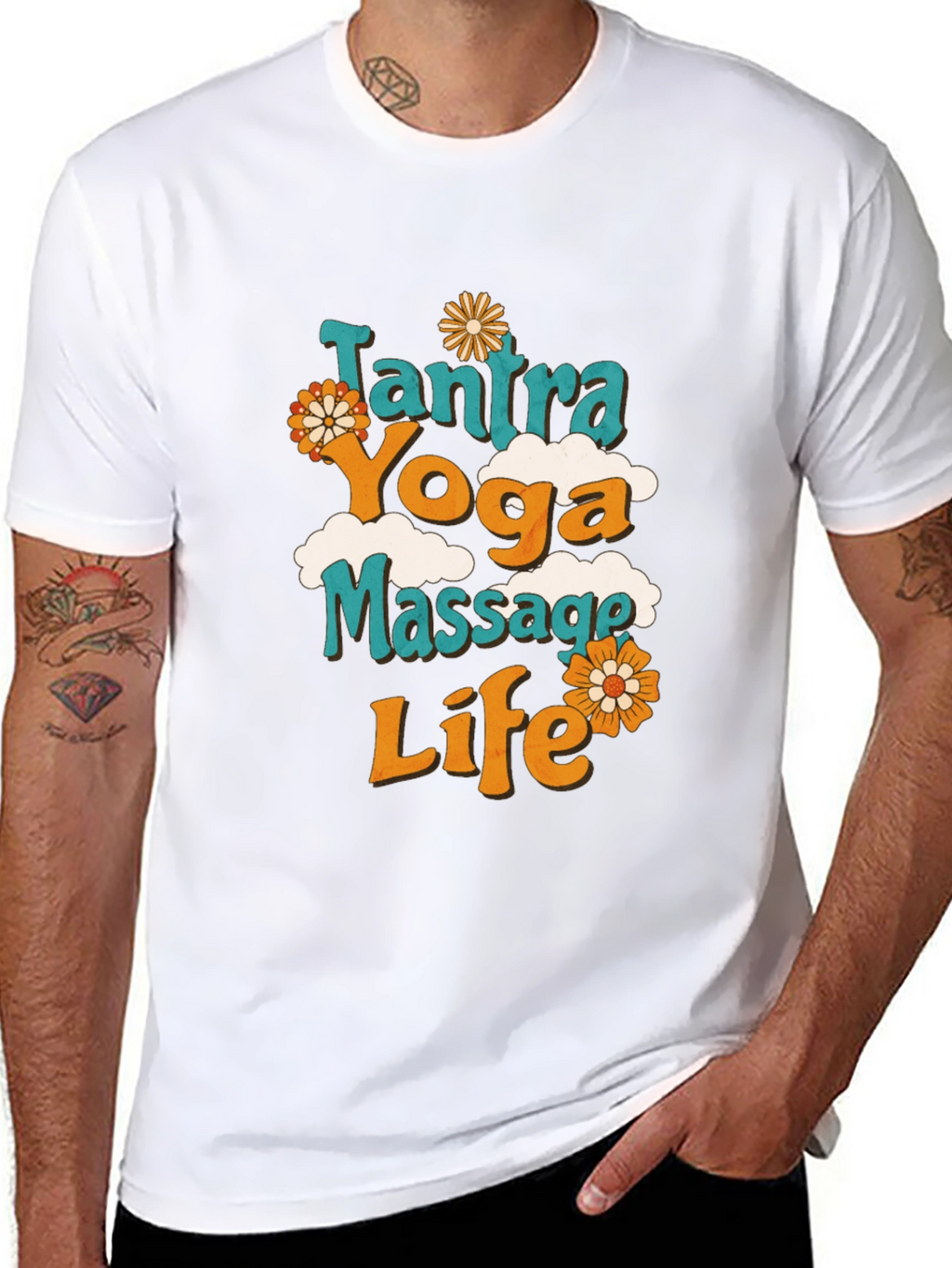 Tantra Yoga Massage Life Graphic Tee
