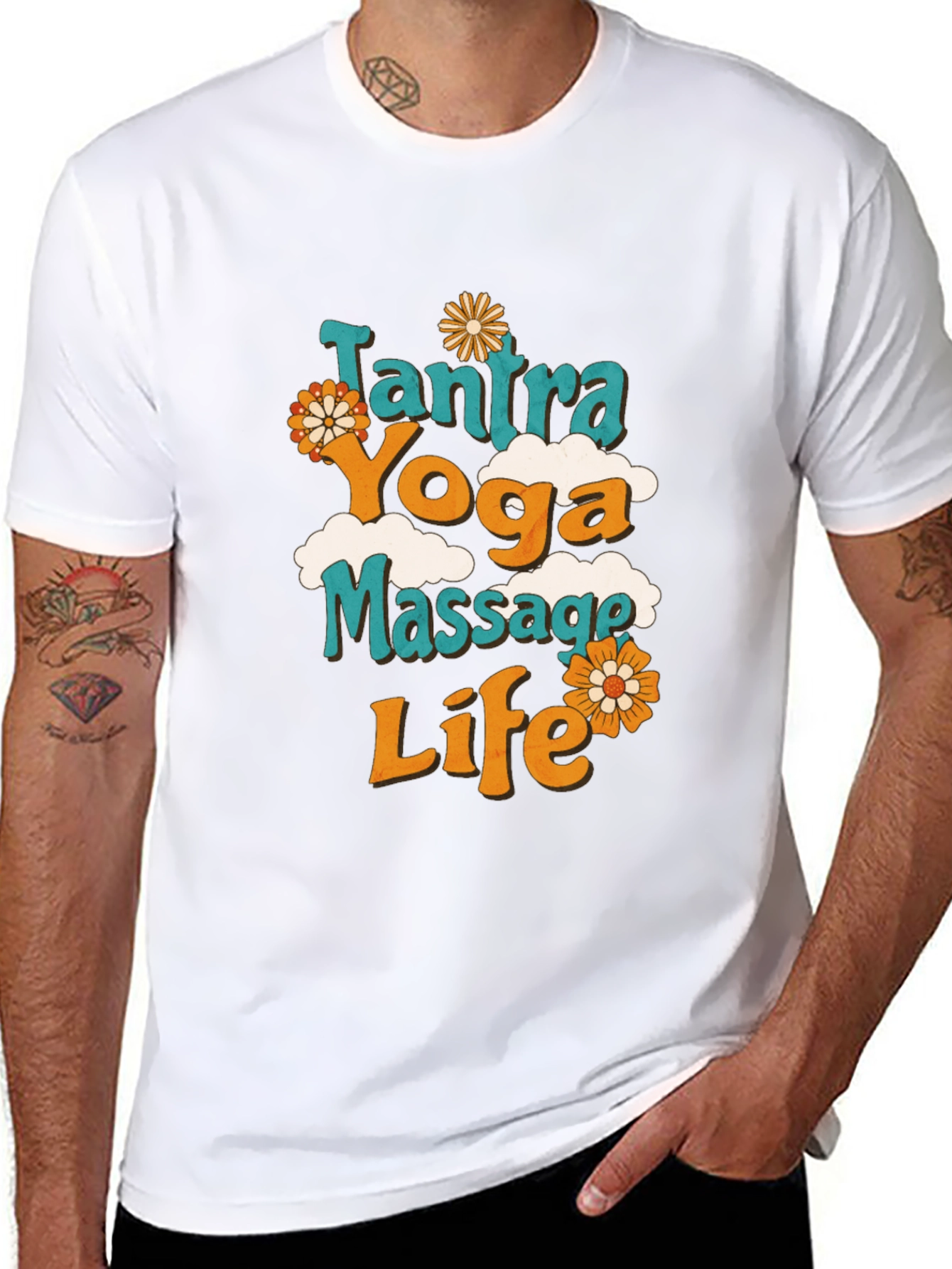 Tantra Yoga Massage Life Graphic Tee