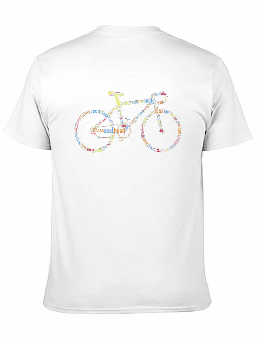 Word Art Bicycle Graphic Tee