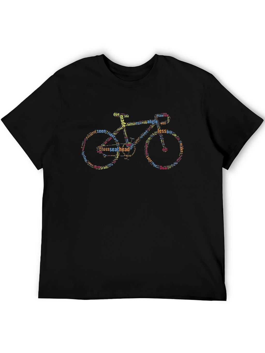 Word Art Bicycle Graphic Tee
