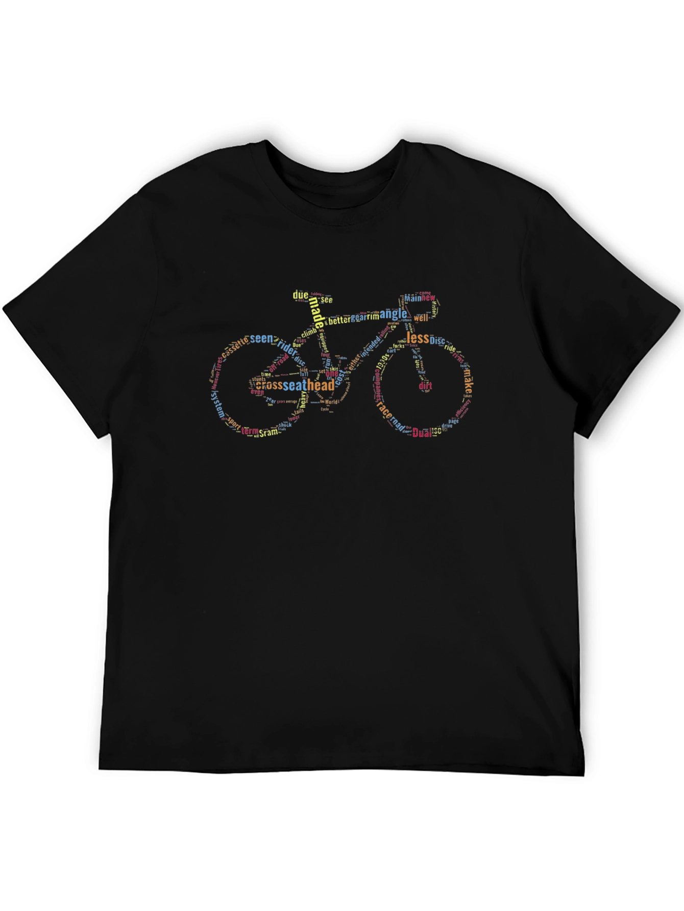 Word Art Bicycle Graphic Tee