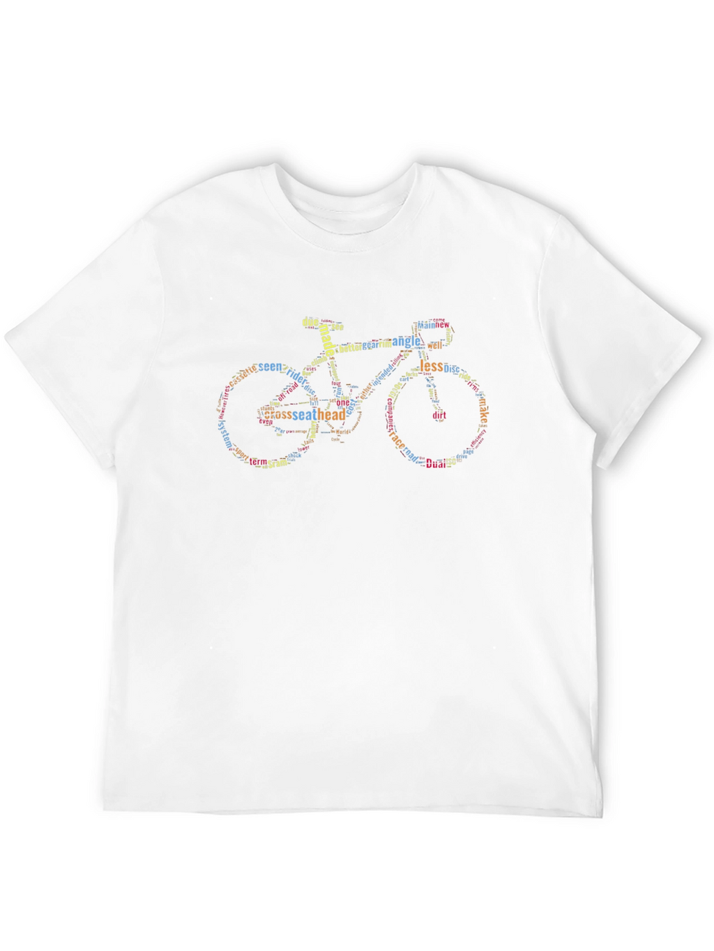 Word Art Bicycle Graphic Tee