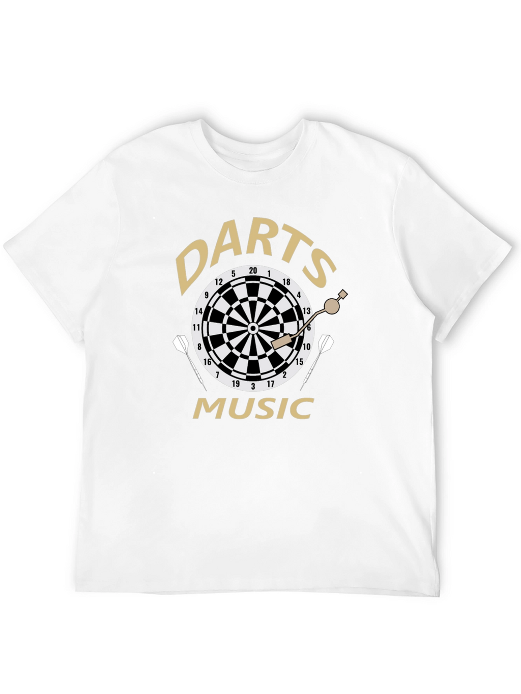 Darts Music Black T-Shirt