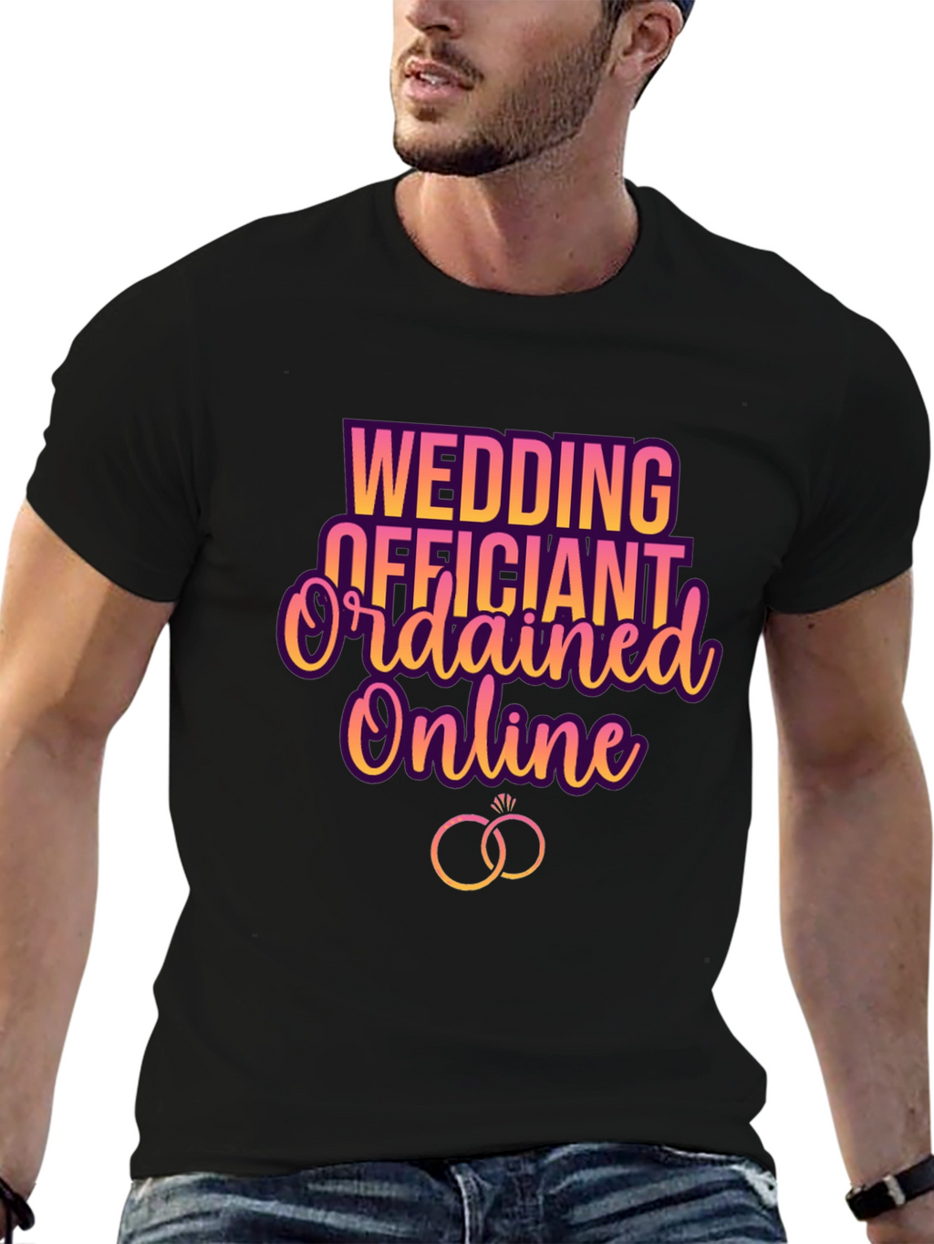 Wedding Officiant Ordained Online T-Shirt