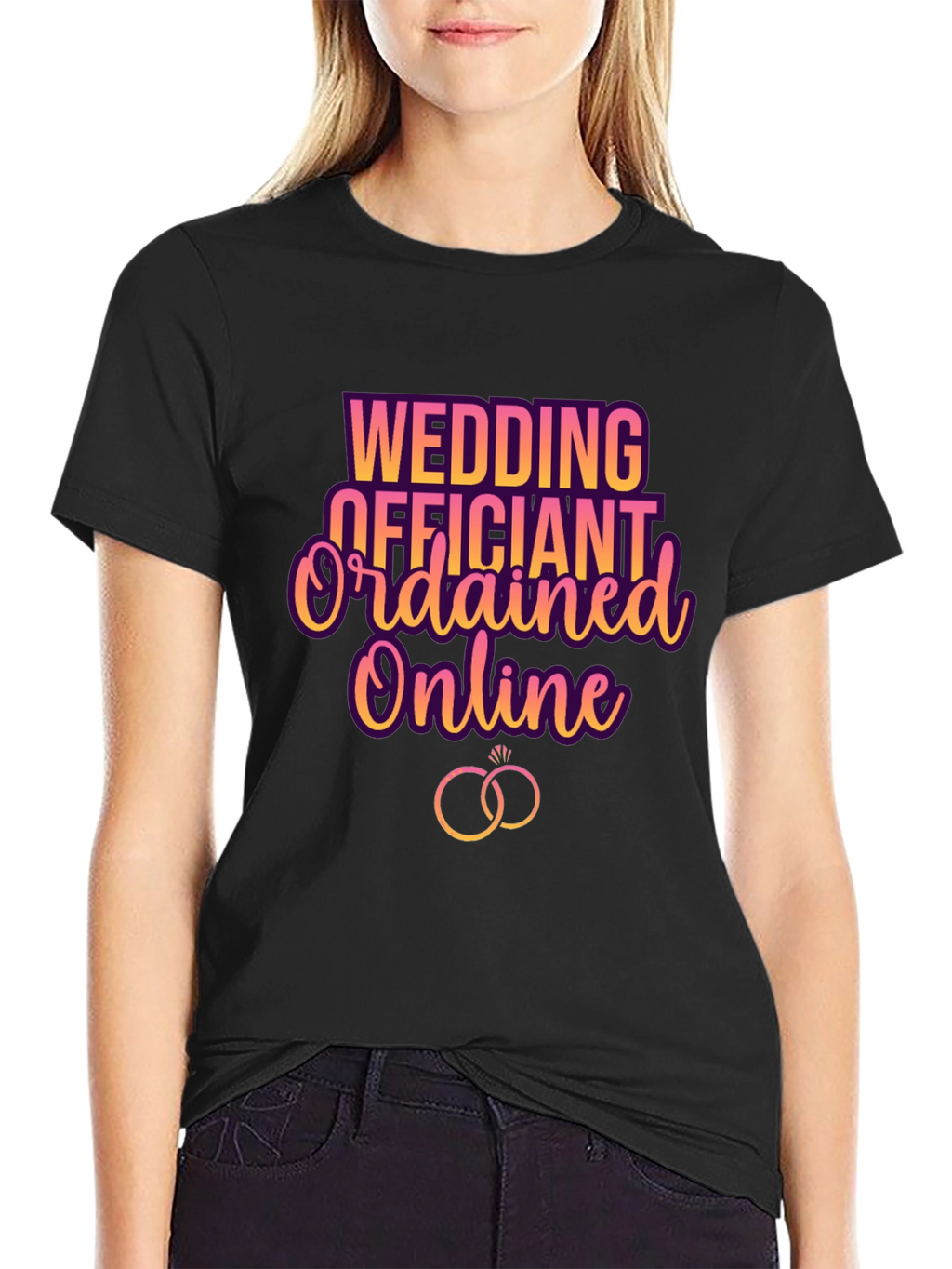 Wedding Officiant Ordained Online T-Shirt