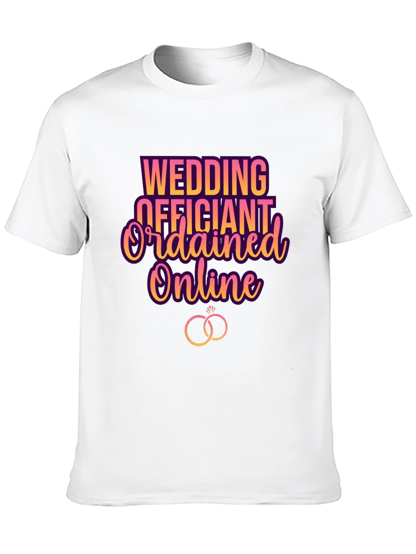 Wedding Officiant Ordained Online T-Shirt