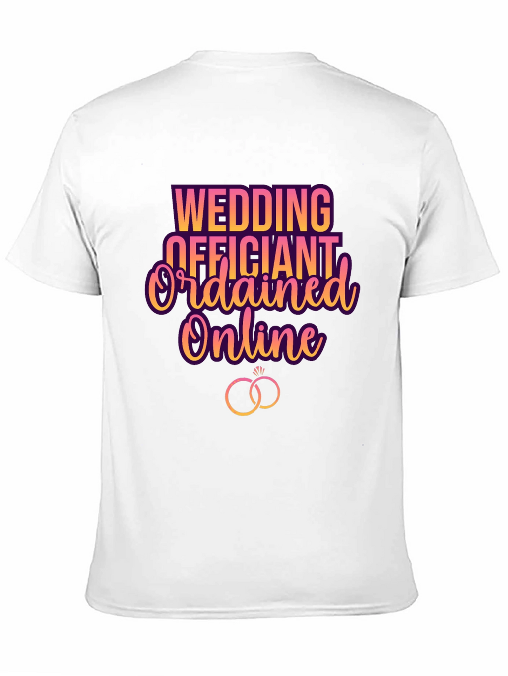 Wedding Officiant Ordained Online T-Shirt