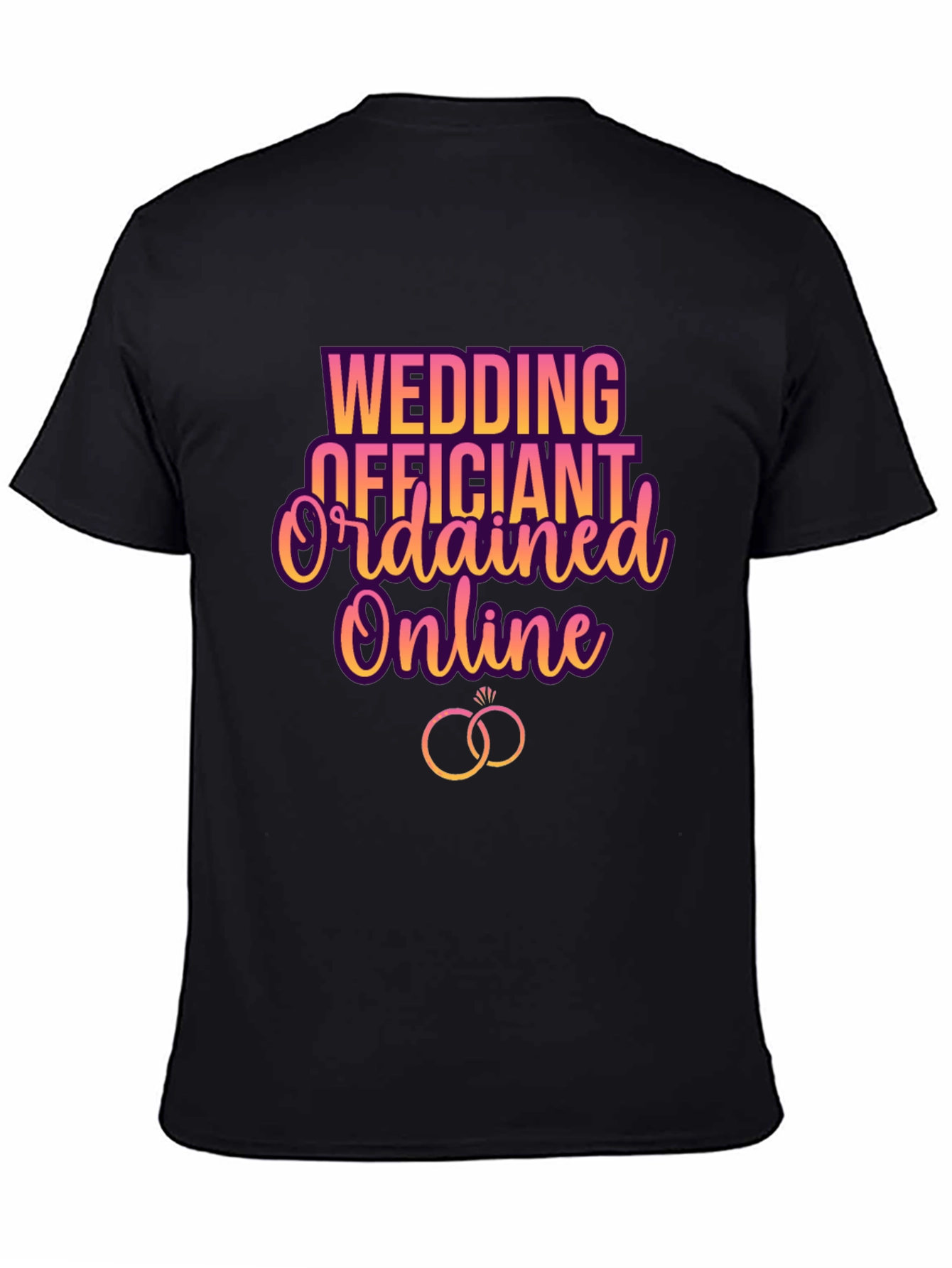 Wedding Officiant Ordained Online T-Shirt
