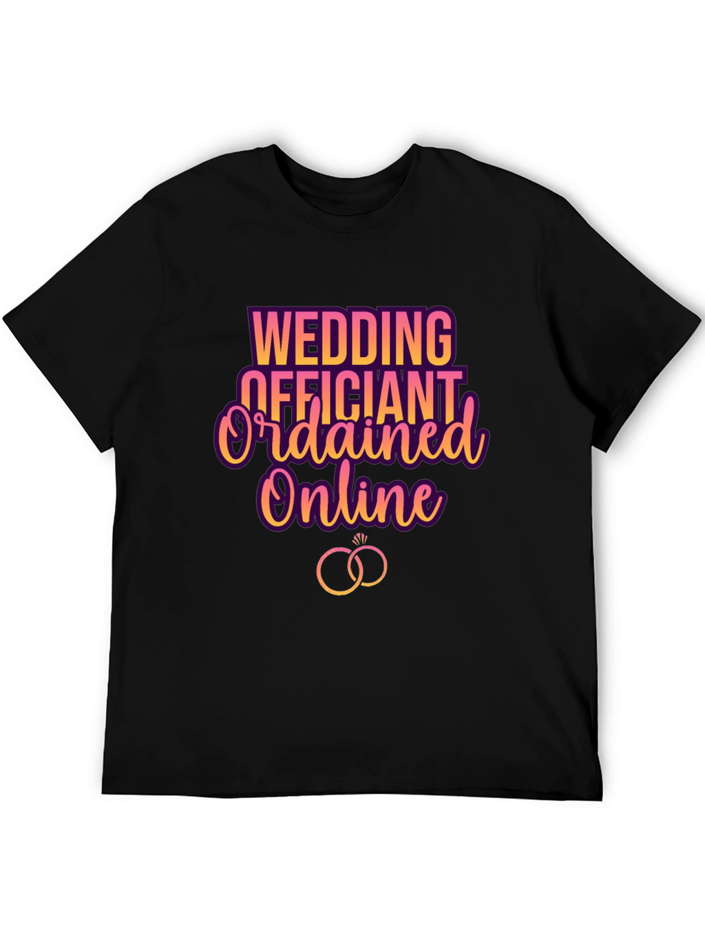 Wedding Officiant Ordained Online T-Shirt