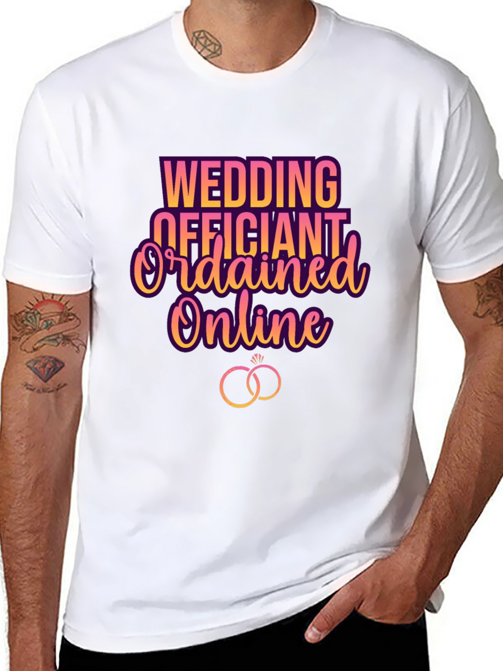 Wedding Officiant Ordained Online T-Shirt