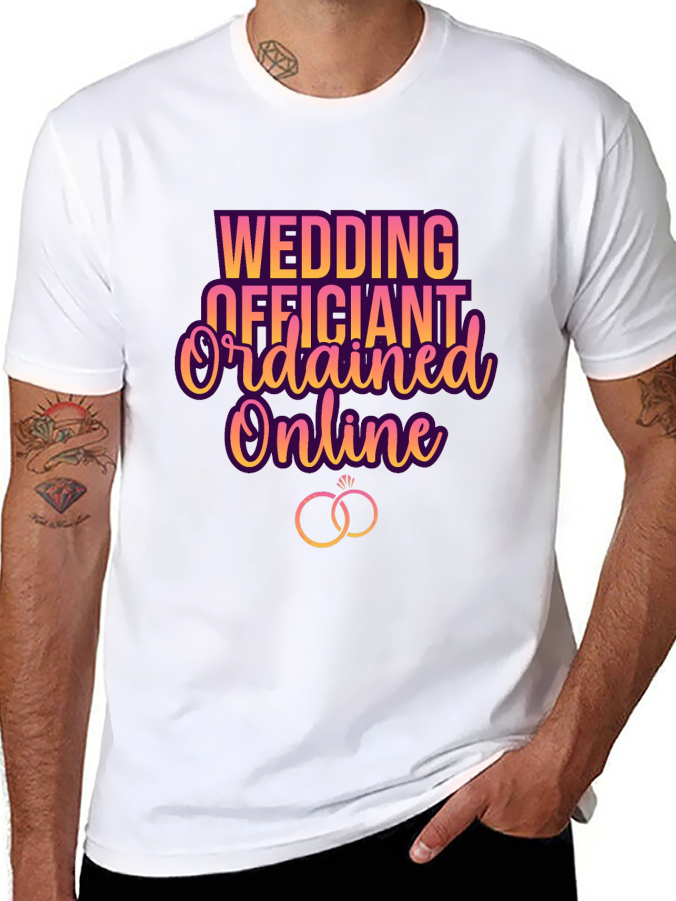 Wedding Officiant Ordained Online T-Shirt