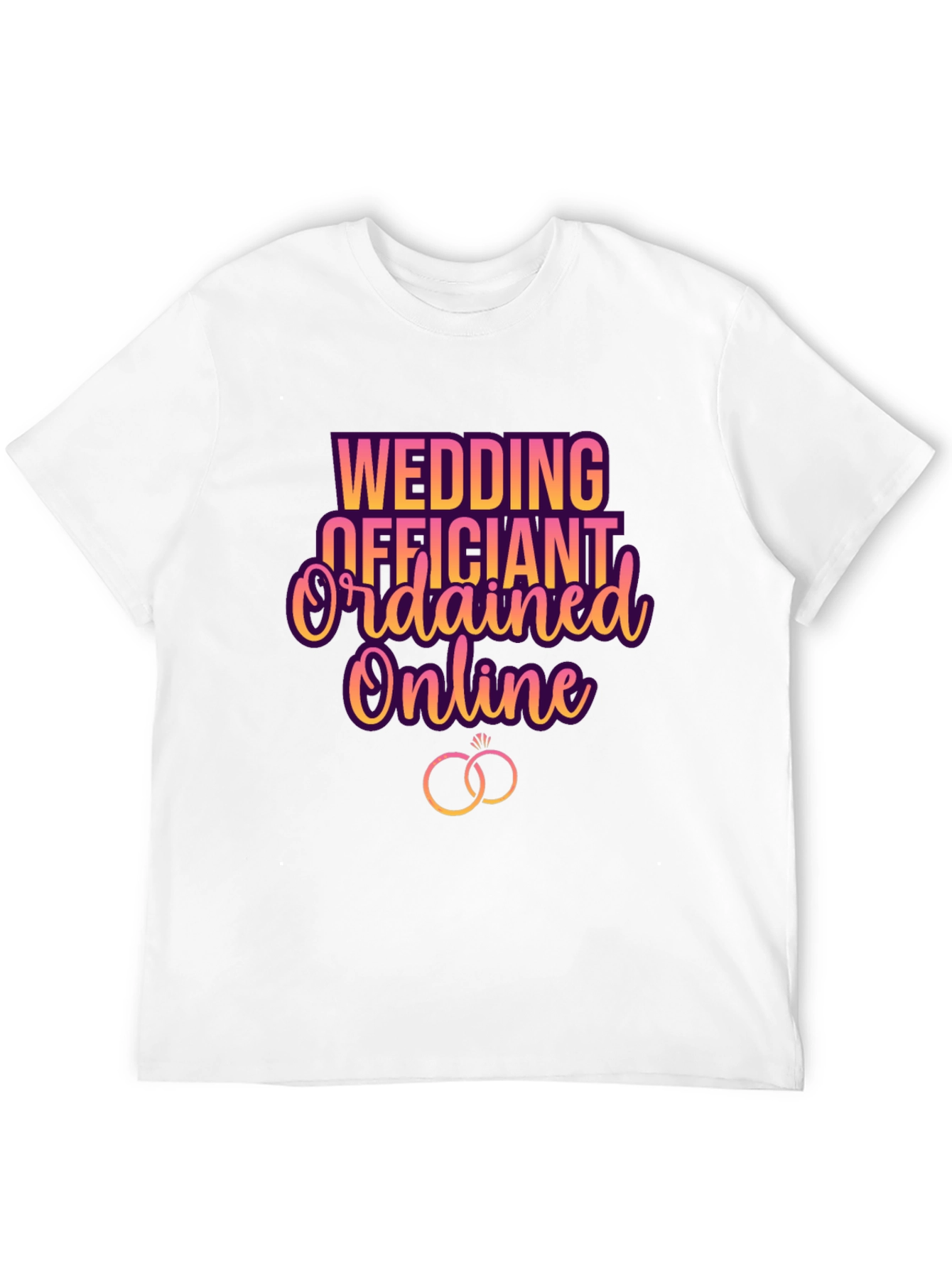 Wedding Officiant Ordained Online T-Shirt