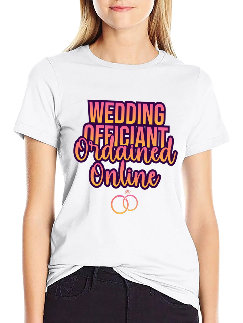 Wedding Officiant Ordained Online T-Shirt