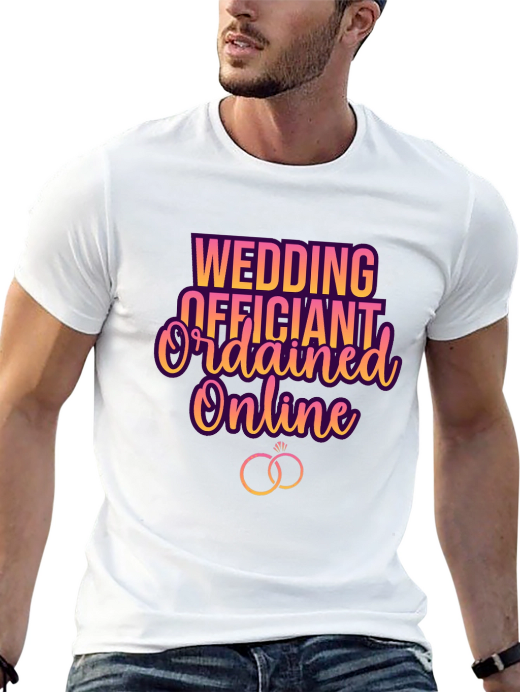 Wedding Officiant Ordained Online T-Shirt