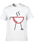 BBQ Grill T-Shirt - Minimalist Design