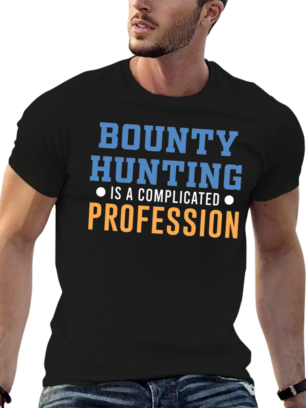 Bounty Hunting Profession Graphic T-Shirt