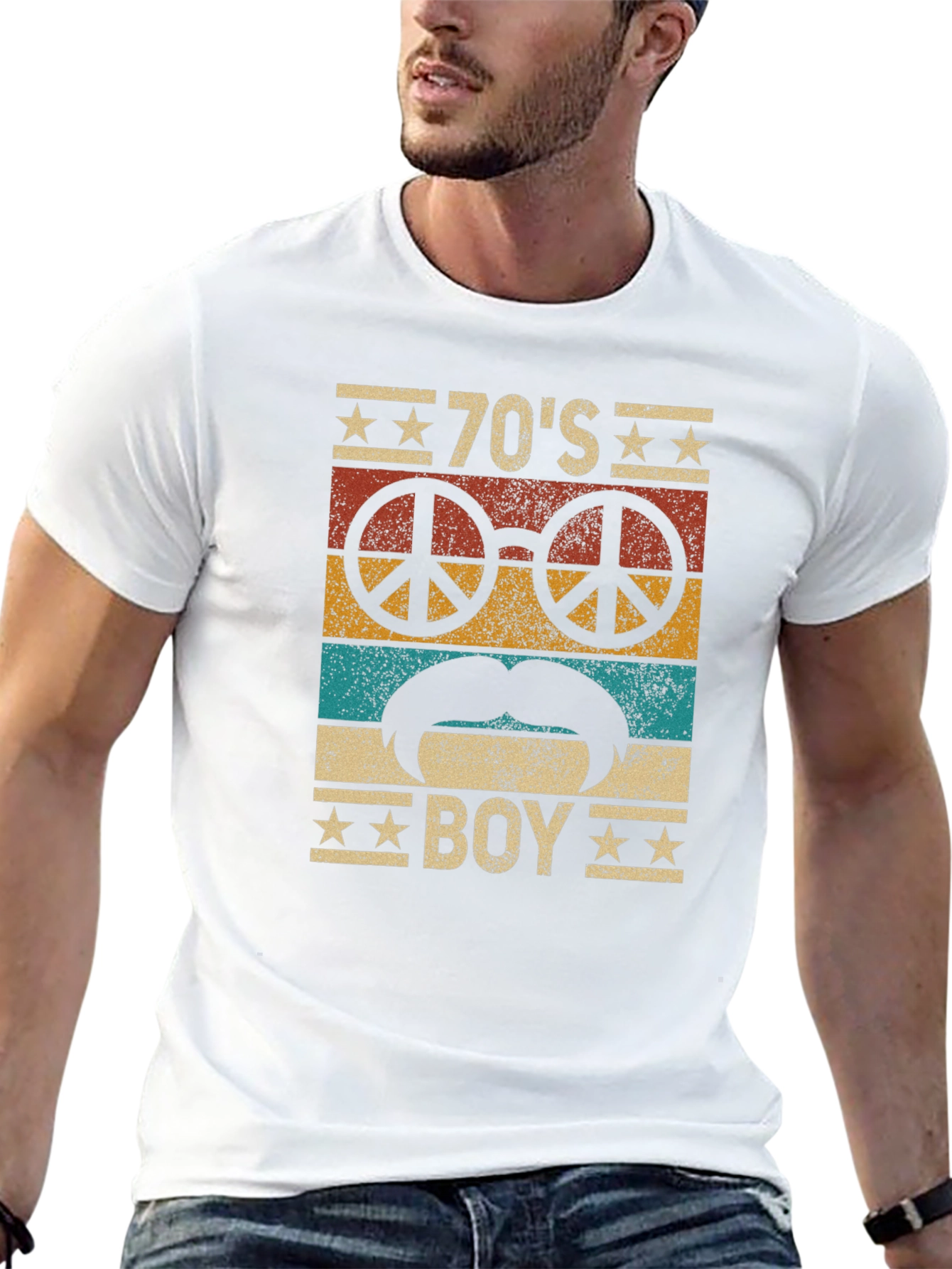 70s Boy Retro Graphic T-Shirt
