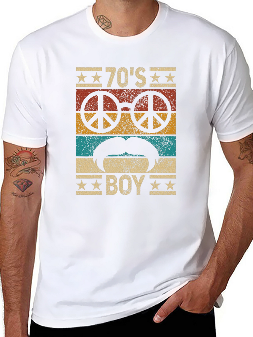 70s Boy Retro Graphic T-Shirt