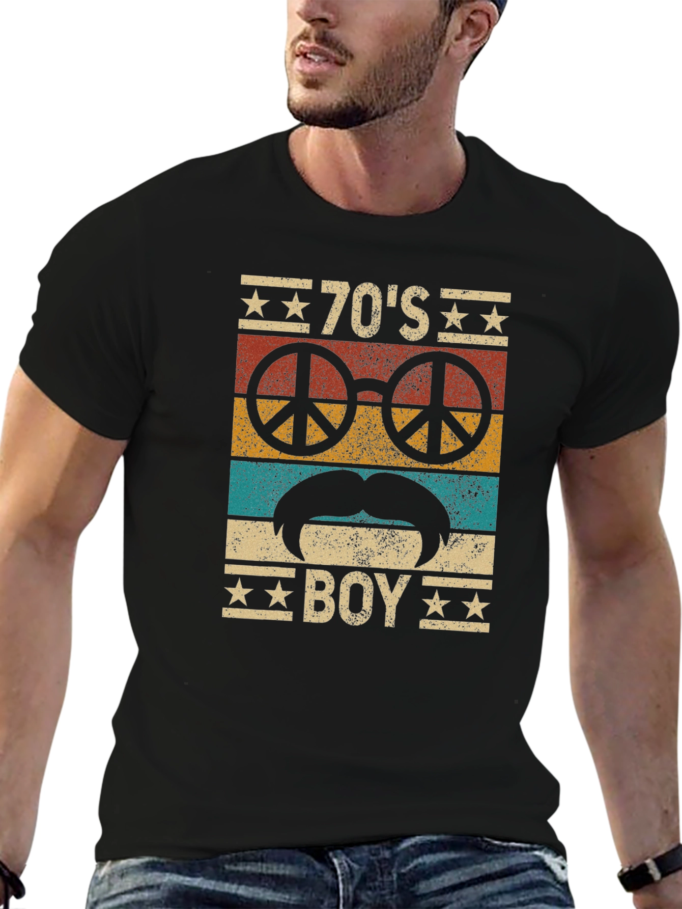 70s Boy Retro Graphic T-Shirt
