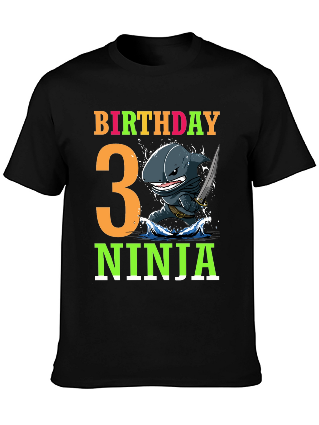 Birthday 3 Ninja T-Shirt