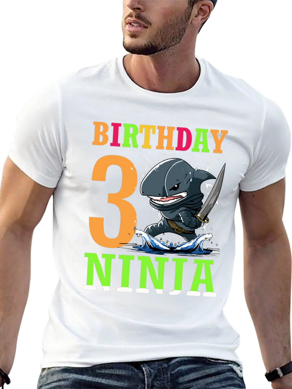 Birthday 3 Ninja T-Shirt