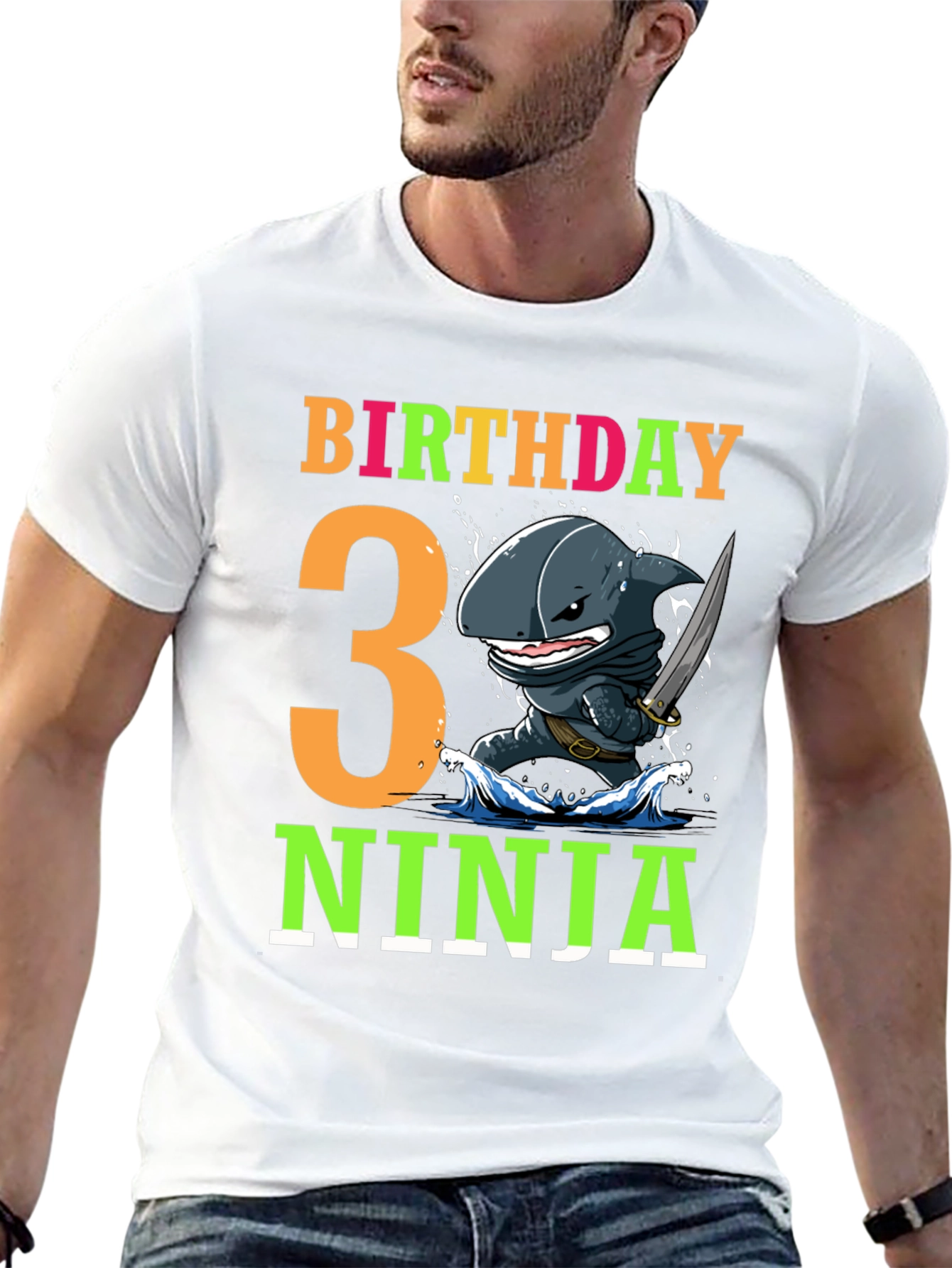 Birthday 3 Ninja T-Shirt