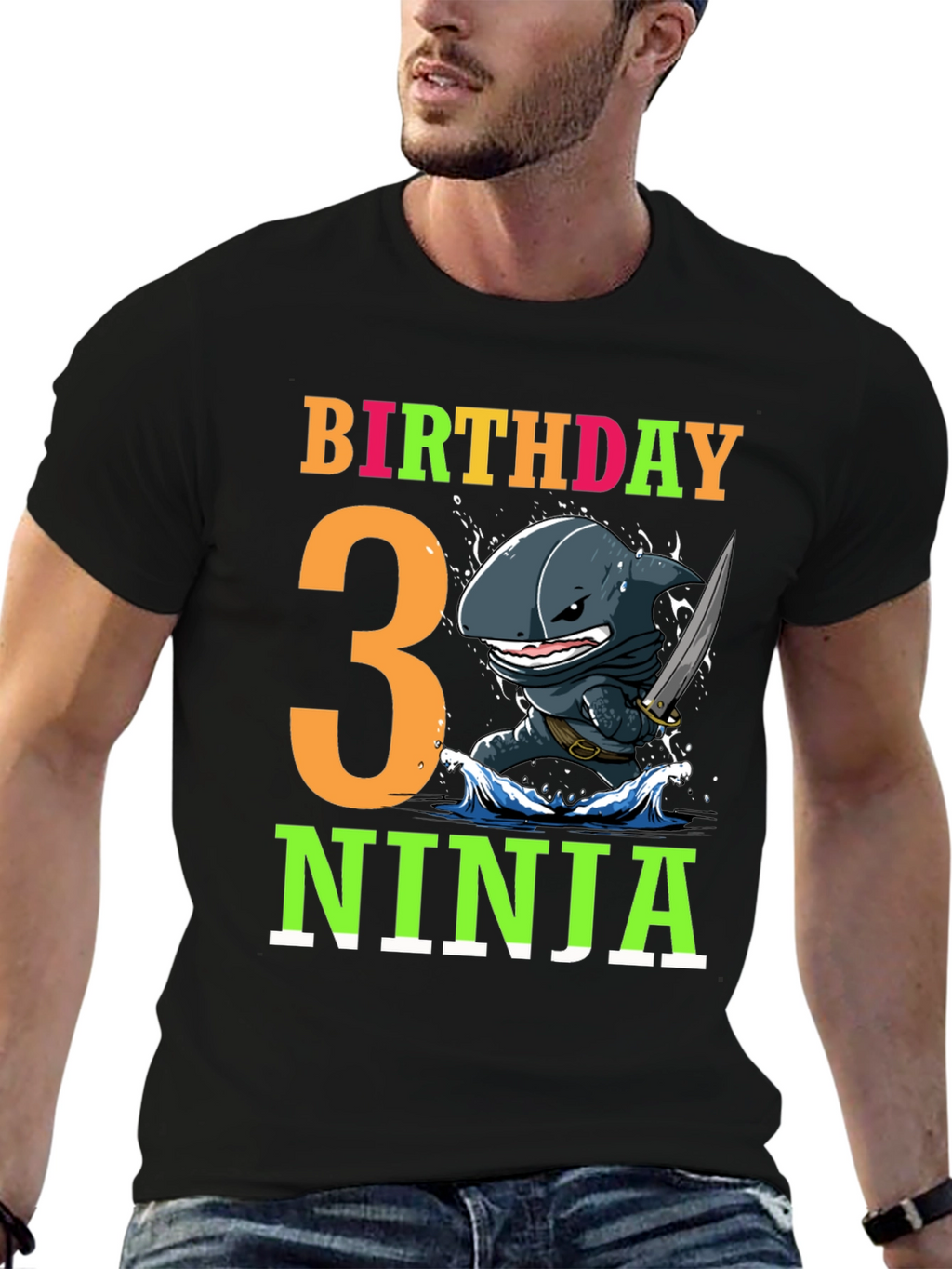 Birthday 3 Ninja T-Shirt